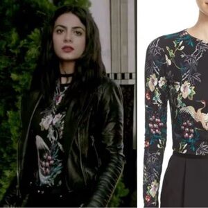 Charlotte Russe top with Floral Design